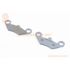 Колодки гальмові дискові (Goon 260/CUV Carry 300/Muddy 300/LOF420), (CERAMIC FIBER), PRO SERIES, сірі YL-081