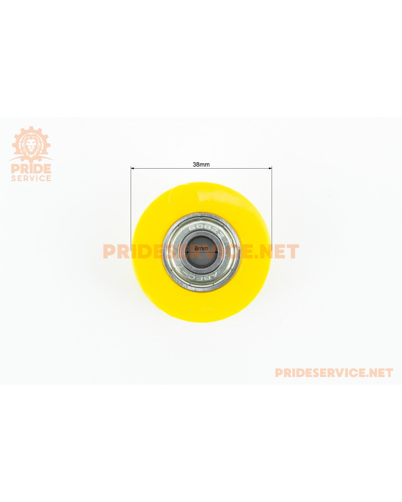 Ролик натягувача ланцюга приводний універсальний d-8мм, D-38мм, L-24