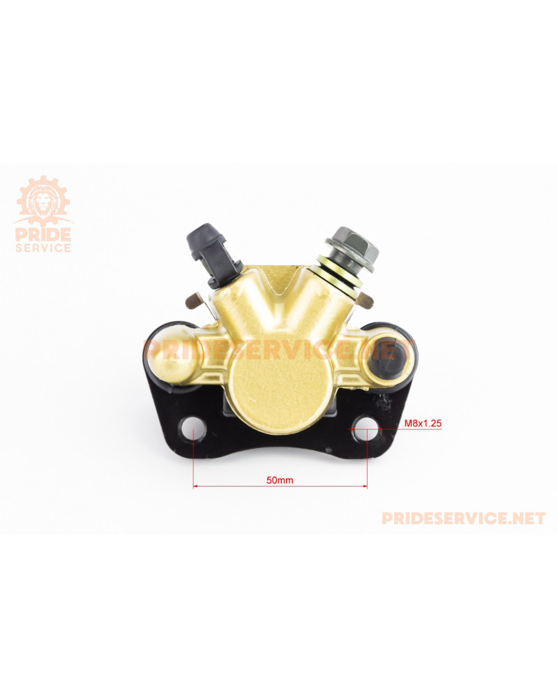 Гальмівний супорт гідравлічний передній лівий ATV 110-125cc, золотистий