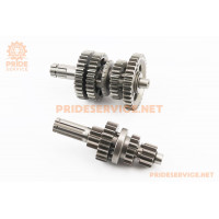 Коробка передач "3 + 1" (два вали з шестернями) d-12мм під сепаратор (для квадроцикла 110cc із задньою передачею, без "язичка")