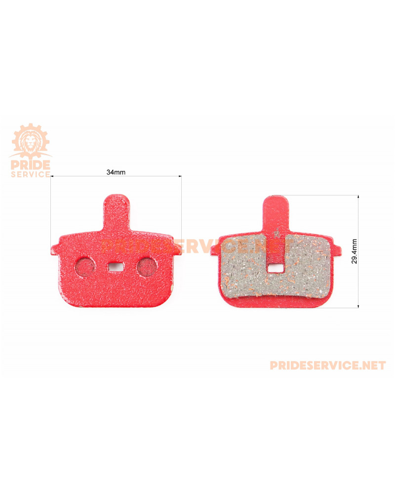 Гальмівні колодки Disk-brake (Kugoo G-Booster,M5,V1,G2 Pro, Bolids Boli-BB8-5), червоні YL-1059