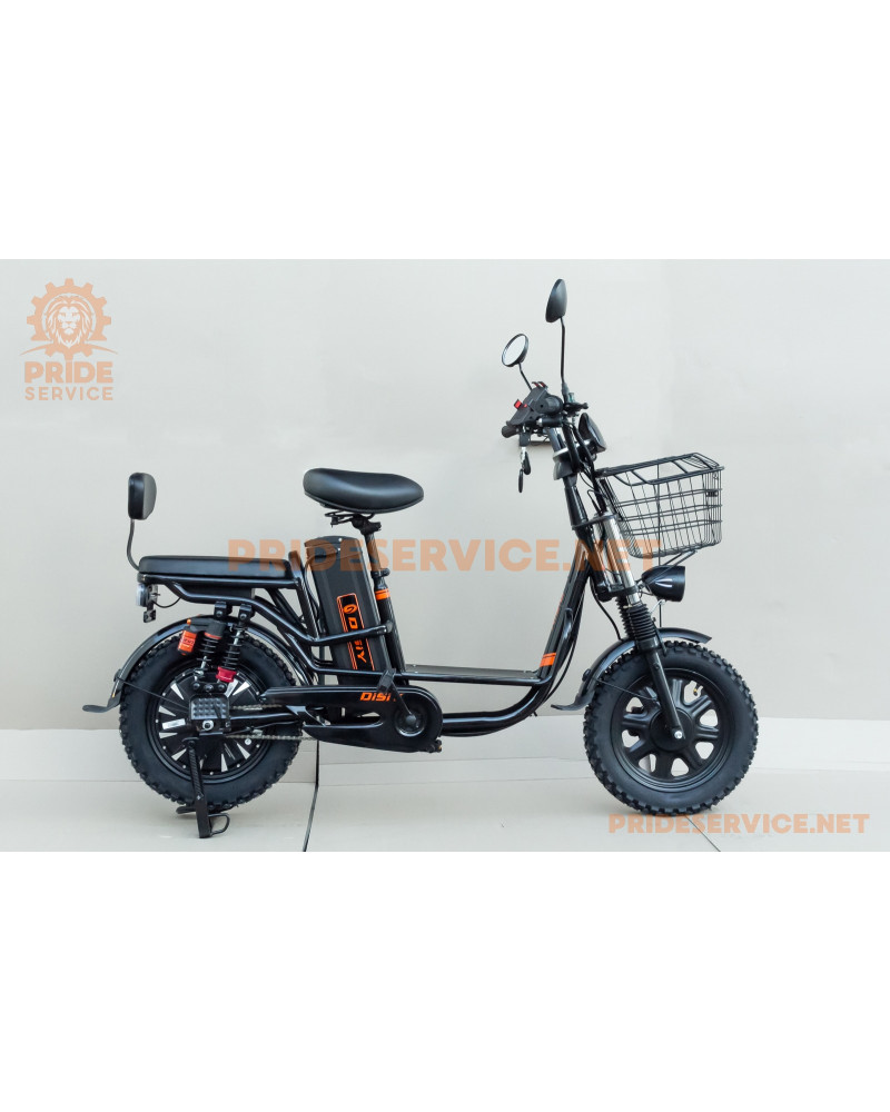 ЕЛЕКТРОВЕЛОСИПЕД 16" 1000W, АКБ Li-ion 60V 21Ah, рама сталева, безключовий доступ, сигналізація, литі диски, чорний Allroad ЕЛЕКТРОВЕЛОСИПЕД 16" 1000W, АКБ Li-ion 60V 21Ah, рама сталева, безключовий доступ, сигналізація, литі диски, чорний Allroad