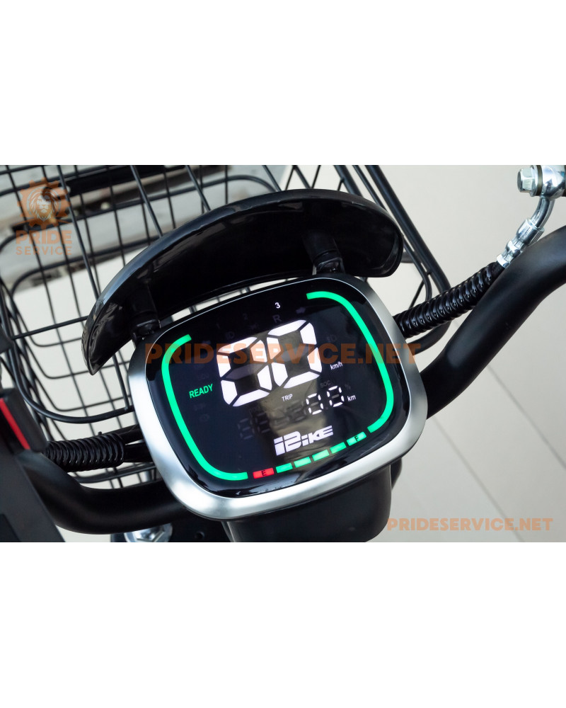 ЕЛЕКТРОВЕЛОСИПЕД 16" 1000W, АКБ Li-ion 60V 21Ah, рама сталева, безключовий доступ, сигналізація, литі диски, чорний Allroad ЕЛЕКТРОВЕЛОСИПЕД 16" 1000W, АКБ Li-ion 60V 21Ah, рама сталева, безключовий доступ, сигналізація, литі диски, чорний Allroad