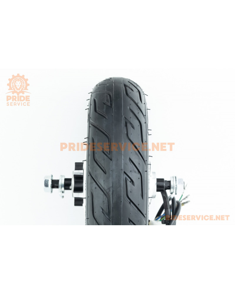 Колесо-ЕЛЕКТРО-МОТОР 10" 48V-500W, пром-підшипник (15х32х9) 6002 2RS, (електросамокат)