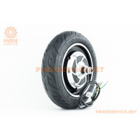 Колесо-ЕЛЕКТРО-МОТОР 10" 48V-500W, пром-підшипник (15х32х9) 6002 2RS, (електросамокат)