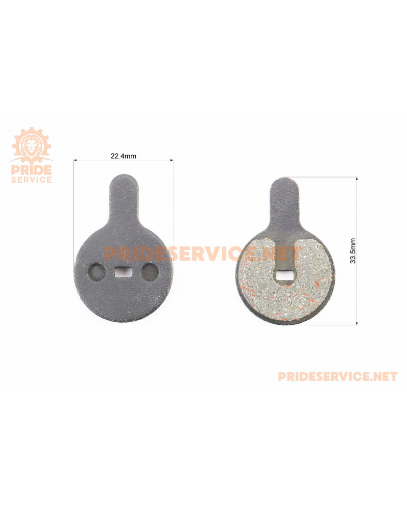 Гальмівні колодки Disk-brake (Kugoo G2 Pro, Bolids Boli-BB8, YINXING), чорні YL-1057