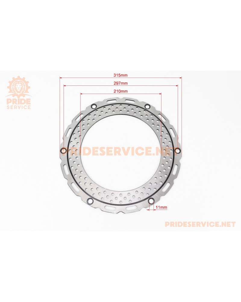 Гальмівний диск 315мм, (передній) E-BIKE MAX