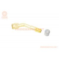 Подовжувач для камер (кутовий 45°), латунь (електросамокат)