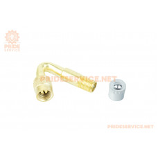 Подовжувач для камер (кутовий 60°), латунь (електросамокат)