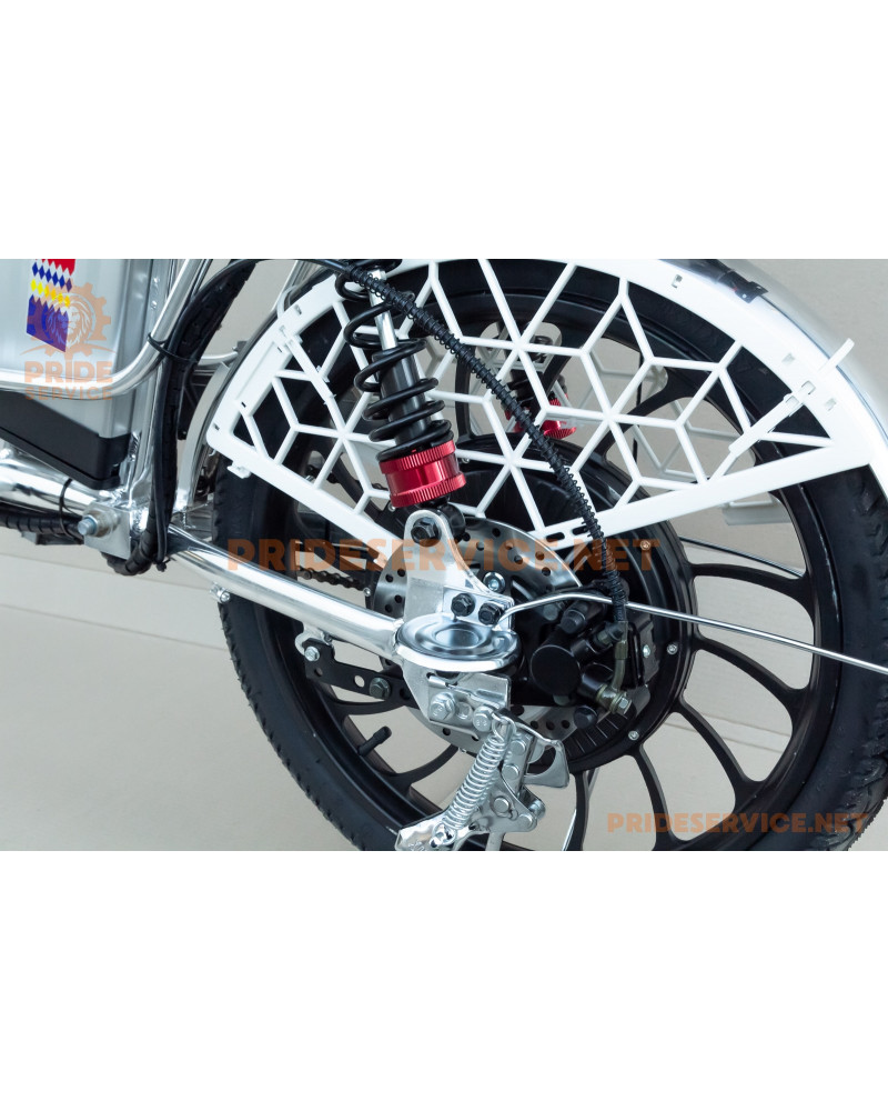 ЕЛЕКТРОВЕЛОСИПЕД 20" 500W, АКБ Li-ion 60V 15Ah, алюмінієва рама, круїз-контроль, литі диски, сірий NEW