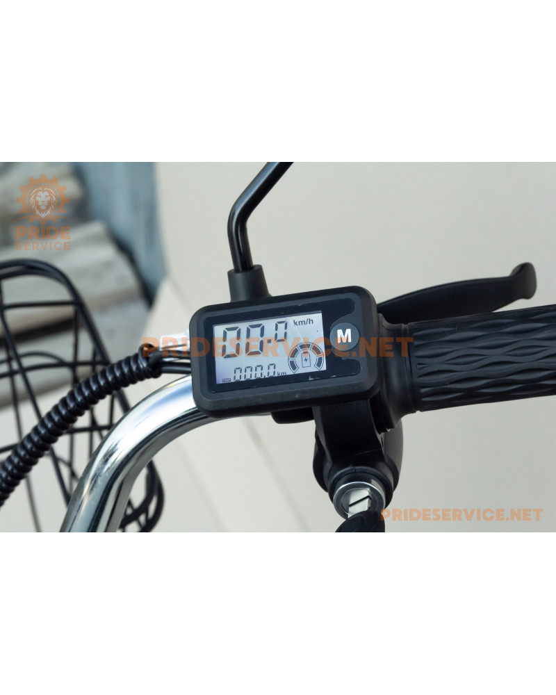 ЕЛЕКТРОВЕЛОСИПЕД 20" 500W, АКБ Li-ion 60V 15Ah, алюмінієва рама, круїз-контроль, литі диски, сірий NEW