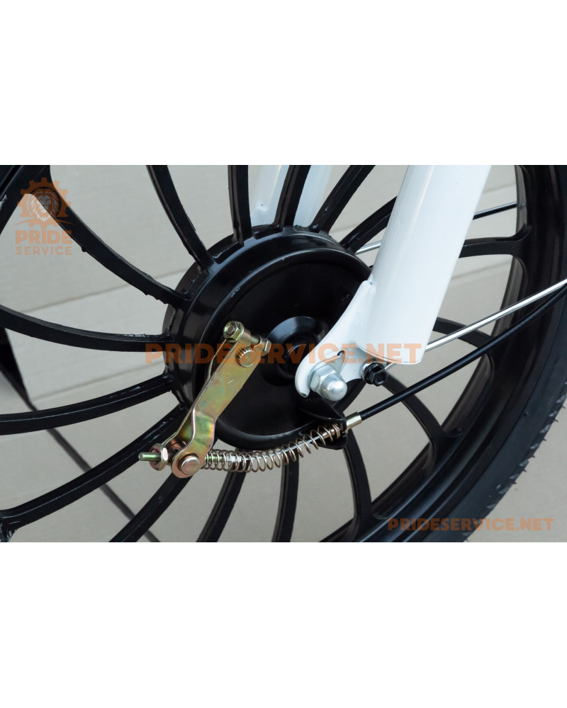 ЕЛЕКТРОВЕЛОСИПЕД 20" 500W, АКБ Li-ion 60V 15Ah, алюмінієва рама, круїз-контроль, литі диски, сірий NEW