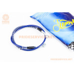 Шланг гальмівний 95см (під болт-штуцер 10/10мм) армований, синій