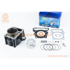 CB250-DOHC Циліндр к-кт (цпг) 250cc-70мм-водяне охолодження (висота циліндра 84/114мм) (палець 17мм)