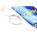 Шланг гальмівний 50см (під болт-штуцер 10/10мм) армований, сірий