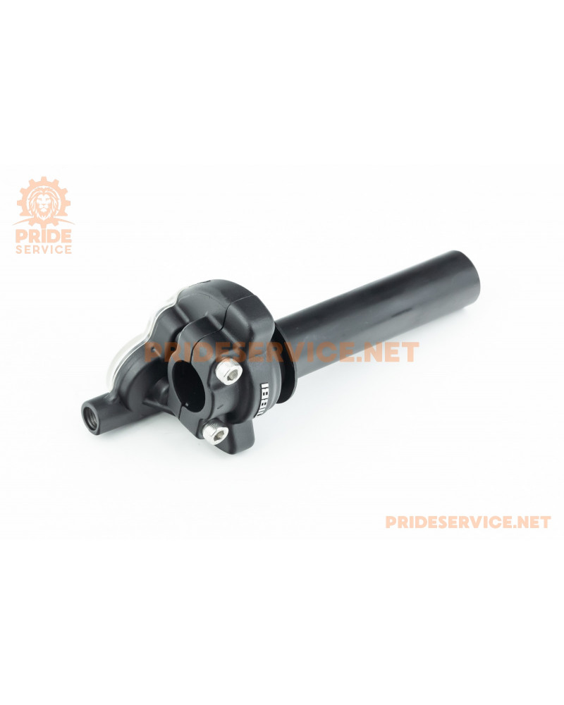 Ручка керма зі вставкою, права (короткохідна) Nibbi, чорна