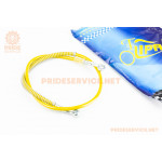 Шланг гальмівний 90см (під болт-штуцер 10/10мм) армований, жовтий