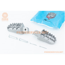 Підніжки передні к-кт 2шт (Enduro, Pitbike), сірий