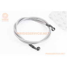 Шланг гальмівний 135см (під болт-штуцер 10/10мм) армований, сірий