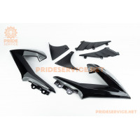 LIFAN LF150-2E/200 CityR Пластик-бака паливного лев., прав. к-кт 6шт, чорний