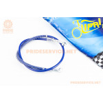 Шланг гальмівний 90см (під болт-штуцер 10/10мм) армований, синій