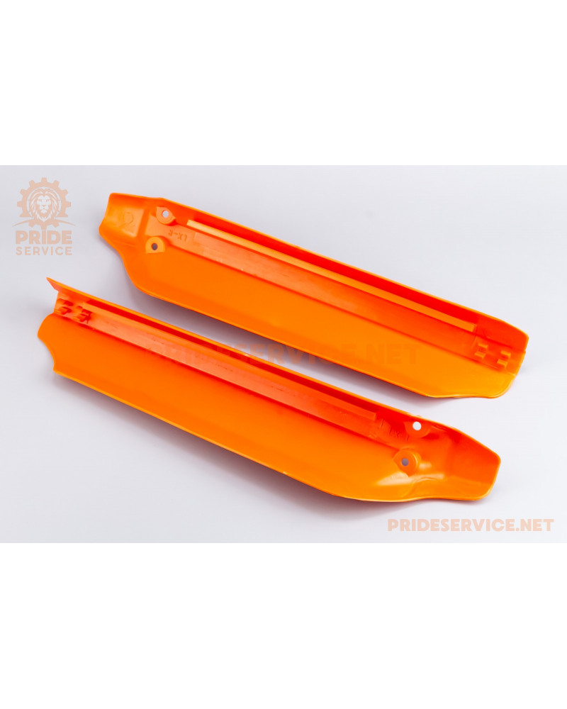 Shineray XY250GY-6B Пластик-захист вилки передньої к-кт, помаранчевий