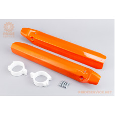 Shineray XY250GY-6B Пластик-захист вилки передньої к-кт, помаранчевий