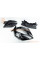 УЦІНКА Shineray XY200/250GY-9А Пластик-бака паливного лев., прав. к-кт 6шт, чорний New (присутні незначні потертості)