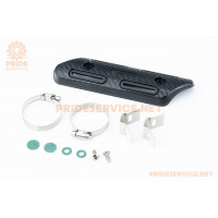 Захист коліна глушника універсальний, чорний