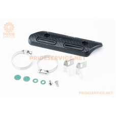 Захист коліна глушника універсальний, чорний