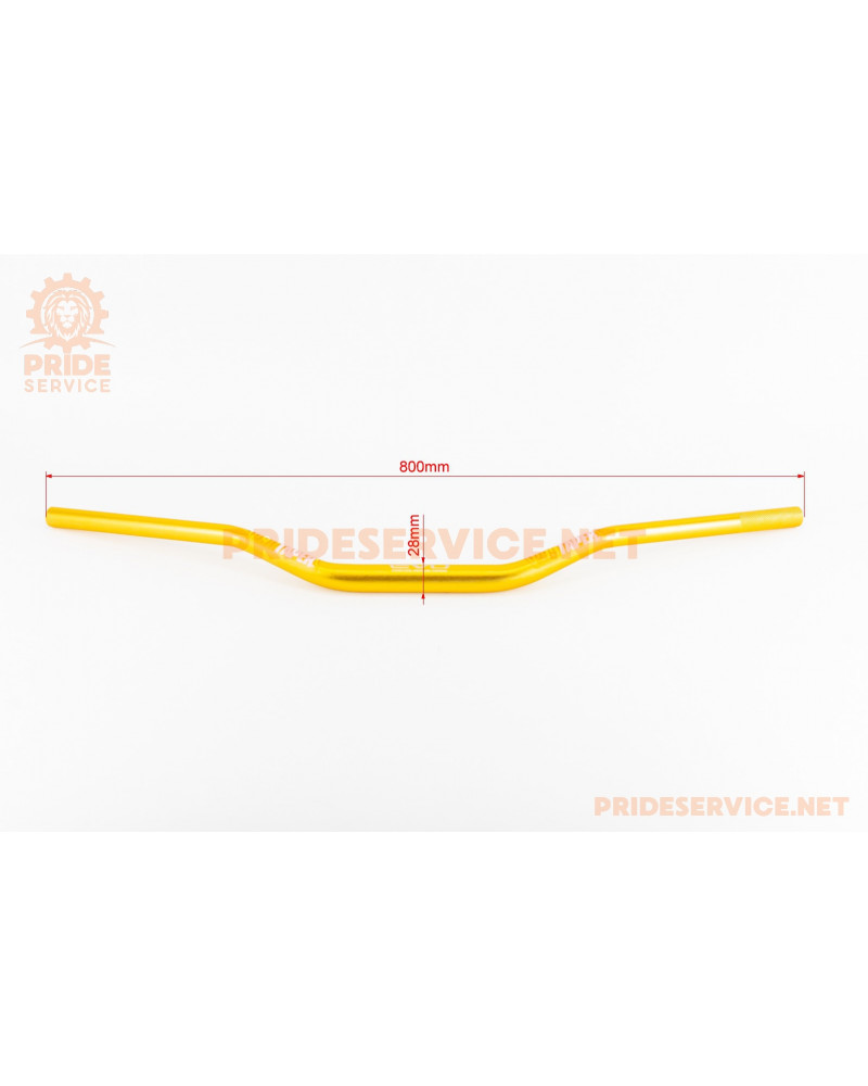 Кермо 28x800мм, алюмінієве, золотисте EVO