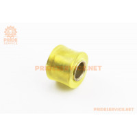 Сайлентблок амортизатора+втулка 10мм к-кт, жовтий